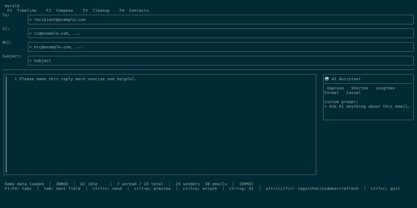 Compose AI assistant response