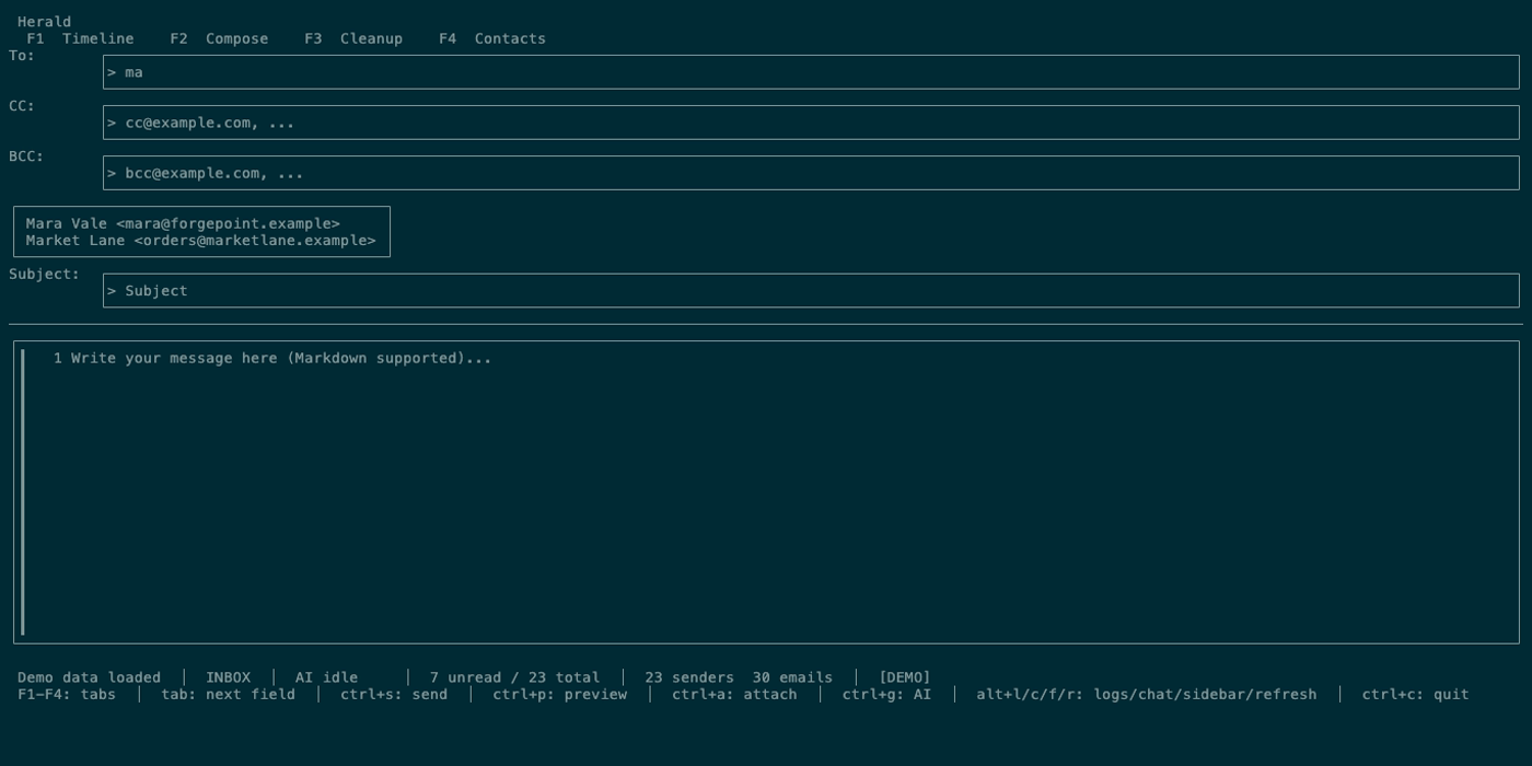 Compose address autocomplete dropdown