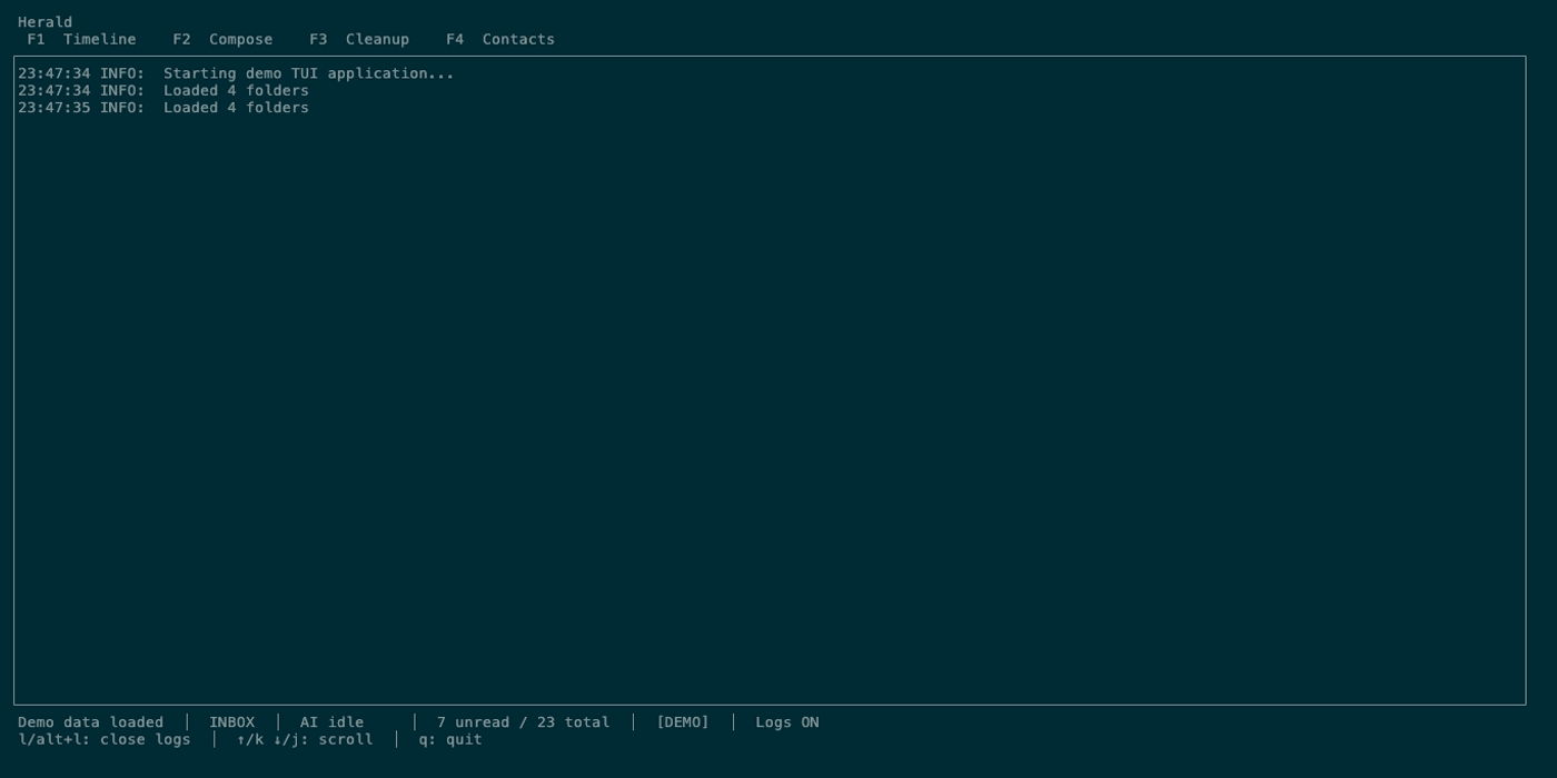 Log viewer overlay open
